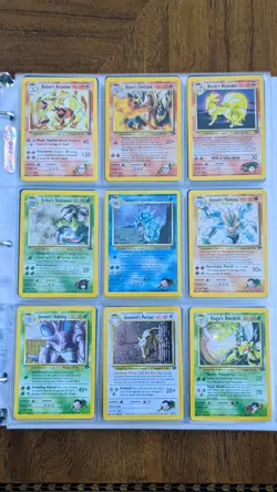 1st Edition/Unlimited Gym Challenge Complete Set 132/132 Pokemon NM-MP (2000) - Image 1