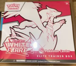 Pokemon Center White Flare Elite Trainer Box ETB Factory Sealed - Image 1