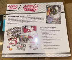 Pokemon Center White Flare Elite Trainer Box ETB Factory Sealed - Image 2