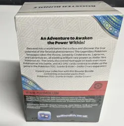 Pokemon TCG Stellar Crown Booster Bundle 6 Pack Factory Sealed - Image 2