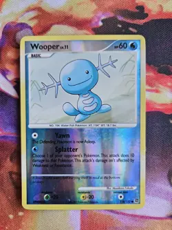 Pokemon - Wooper - 118/132 - Reverse Holo - Secret Wonders - LP - Image 1