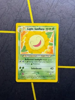 Light Sunflora 72/105 Pokemon TCG Neo Destiny Unlimited - LP - Image 1