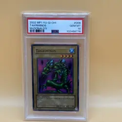 Yu-Gi-Oh! Takriminos McDonald's Super Rare Promo MP1-006 PSA 10 Gem Mint - Image 1