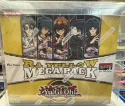 Yugioh Ra Yellow Mega Pack 1st Edition Booster Box Factory Sealed - Image 1