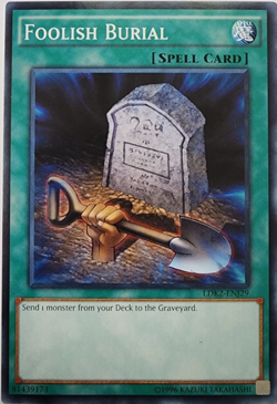 YUGIOH - Foolish Burial - LDK2-ENJ29 - Unlimited Ed - Common -NM/M - Image 1
