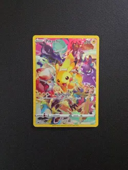 Pokemon Pikachu TCG Full Art Secret Rare Holo Card 160/159 Crown Zenith - Image 3