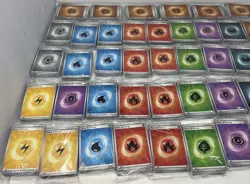 Pokemon Sealed Energy Cards Trading Card Game English Lot Total Of 43 Packs - Image 3
