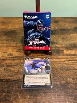 NYCC COMIC CON Magic The Gathering Spider-Man BLACK Welcome Deck & PROMO CARD - Image 1
