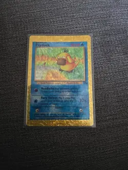 (Private listing for rrd280) Psyduck Fossil Golden Vending Sticker Pokemon Card - Image 1