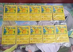 10 PIKACHU 42/146 XY 2014 LEGO Movie PROMO SEALED HOLO Pokemon TCG card - Image 1