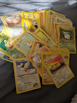 Lot Of 100+ Pokemon TCG 1990s WOTC Era Non Holo Cards Clefable, Raichu, Etc - Image 1