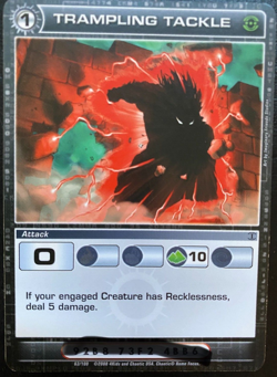 Trampling Tackle 2008 Chaotic Attack card Silent Sands Uncommon #63/100 - Image 1