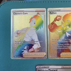 Pokemon TCG 7 Card Secret Rainbow Trainer Lot All Cards NM - Image 4