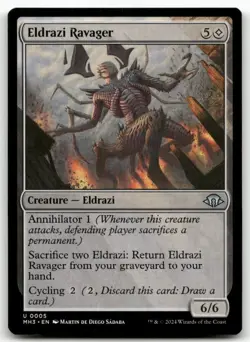 Eldrazi Ravager #5 MTG Modern Horizons 3 NM X1 - Image 1