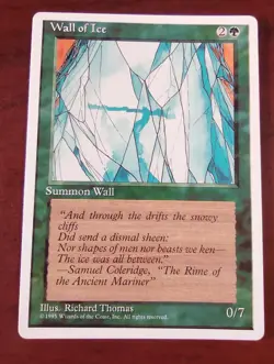WALL OF ICE mtg VLP Alternate 4th Edition 1 Unc - Image 1
