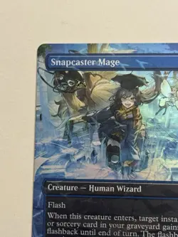 Snapcaster Mage (Borderless) (Chocobo Track Foil) Commander: Final Fantasy Foil - Image 2