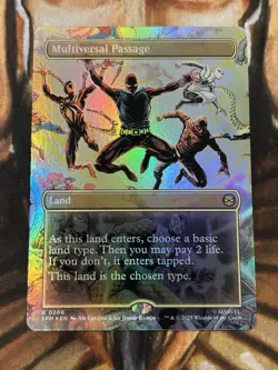 FOIL Multiversal Passage (Borderless) #0206 Marvel MTG Spider-Man - NM/M 🔥 - Image 1