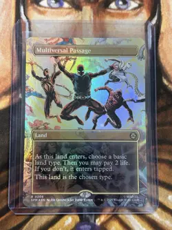 FOIL Multiversal Passage (Borderless) #0206 Marvel MTG Spider-Man - NM/M 🔥 - Image 3