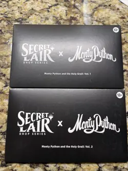 MtG Secret Lair Monty Python and the Holy Grail Vol 1 and Vol 2 Non-foil sealed - Image 1