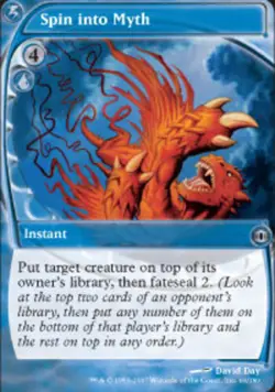 1x Spin into Myth - Foil Light Play, English Future Sight MTG Magic - Image 1