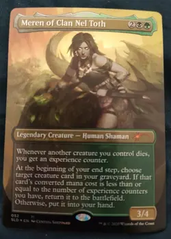 1x Meren of Clan Nel Toth - Foil Near Mint MTG Magic - Kept Flat - Secret Lair - Image 1