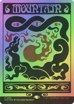 MTG FOIL Mountain (Secret Lair) (#891) - Promo #891 - Image 1
