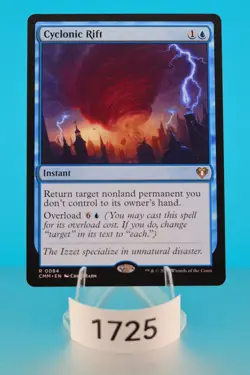 MTG Cyclonic Rift Commander Masters Regular #84 - Image 1