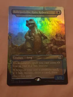Babygodzilla, Ruin Reborn FOIL (Pollywog Symbiote) - MTG - Ikoria - Free Postage - Image 1
