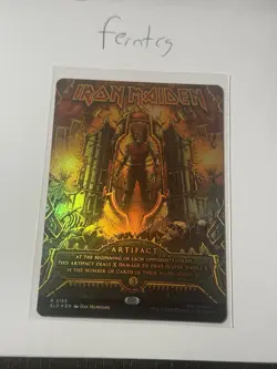 Magic the Gathering Iron Maiden Rare Foil Secret Lair NM Ships Same Day - Image 1