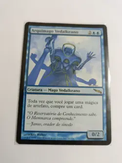 Vedalken Archmage MTG Mirrodin Rare - Portuguese - Image 1