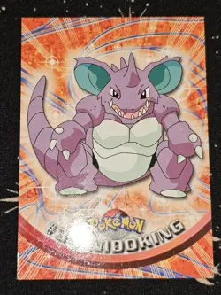 Nidoking #34, Pokemon TCG Red Logo Topps TV Animation Edition, Regular - Image 1