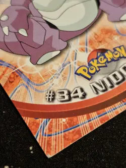 Nidoking #34, Pokemon TCG Red Logo Topps TV Animation Edition, Regular - Image 3