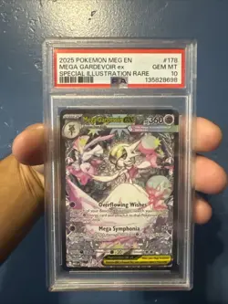 2025 POKEMON MEGA EVOLUTION ENGLISH MEGA GARDEVOIR PSA 10 - Image 1
