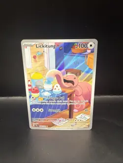 Pokemon TCG - Temporal Forces - Lickitung Illustration Rare - 180/162 - Image 2