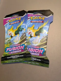 Pokemon TCG Fusion Strike Booster Pack Factory Sealed (2 packs) - Image 1