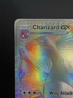 2017 Charizard GX Rainbow Secret Rare 150/147 Pokemon Burning Shadows - Image 3