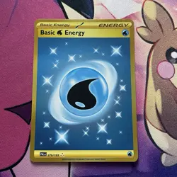 Pokemon TCG | Basic Water Energy Gold 279/193 Scarlet & Violet Paldea Evolved - Image 2
