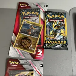 Pokemon sun & moon,4 CHECKLANE Mini Blister Packs,new sealed, - Image 2