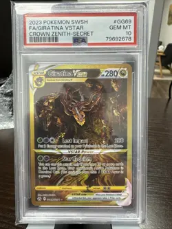 2023 POKEMON CROWN ZENITH #GG69/GG70 GIRATINA VSTAR GALARIAN GALLERY PSA 10 - Image 1