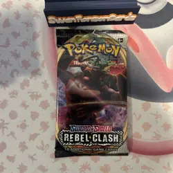 Pokemon Sword & Shield Rebel Clash Booster Pack Sealed - Image 1