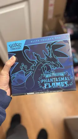 New Sealed (Small Tear) TCG Pokemon Phantasmal Flames Elite Trainer Box ETB - Image 1