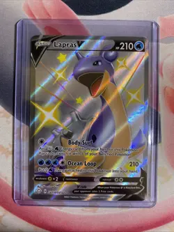 Lapras V SV110/SV122 Shining Fates: Shiny Vault Holo Near Mint Pokemon TCG NM - Image 3