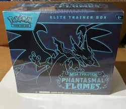 Pokemon TCG Phantasmal Flames ME02 Elite Trainer Box ETB Factory Sealed New - Image 2