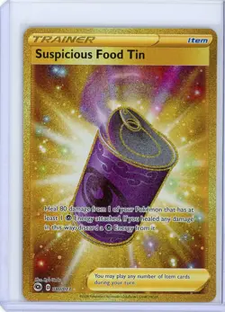 Suspicious Food Tin 080/073 | Champion's Path| Gold Secret Holo Rare Pokemon TCG - Image 1