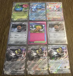 Pokemon Stellar Crown Lot Of 9 Venusaur,Blastoise,Melmetal - Image 1