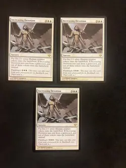 Increasing Devotion x3 [Dark Ascension] Magic MTG Cards LP - Image 1
