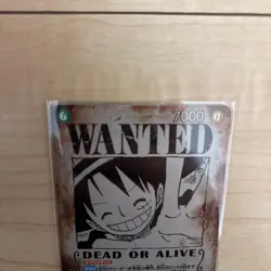 Monkey D Luffy WANTED One Piece Card Game Cards SR SEC Japanese Card - Image 2