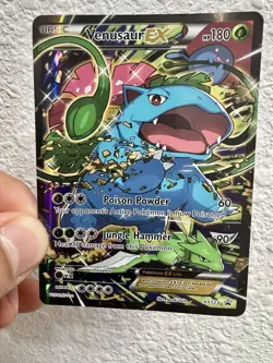 Pokemon TCG Venusaur EX Black Star Promo Full Art Holo Card XY123 - Image 4