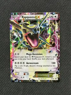 Rayquaza EX XY69 Black Star Promo Holo Pokemon Card - Image 1