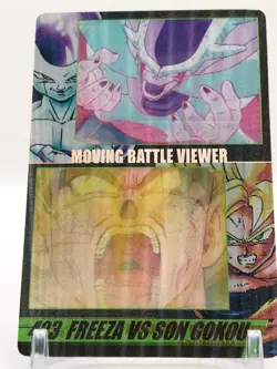 Goku DRAGON BALL Gumi 3D Card TCG MORINAGA Vintage Japan very rare No.423 - Image 4